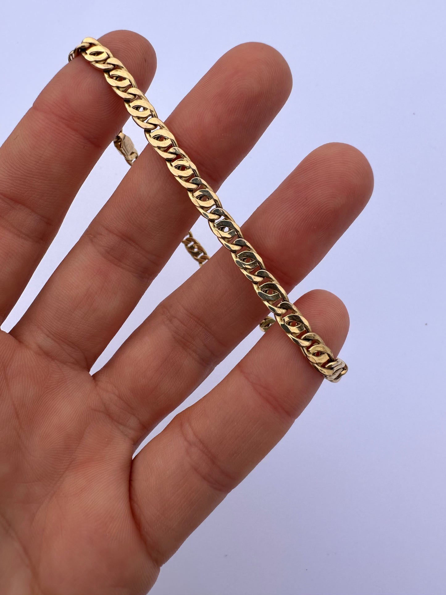 ESTATE 14CT INFINITY BRACELET