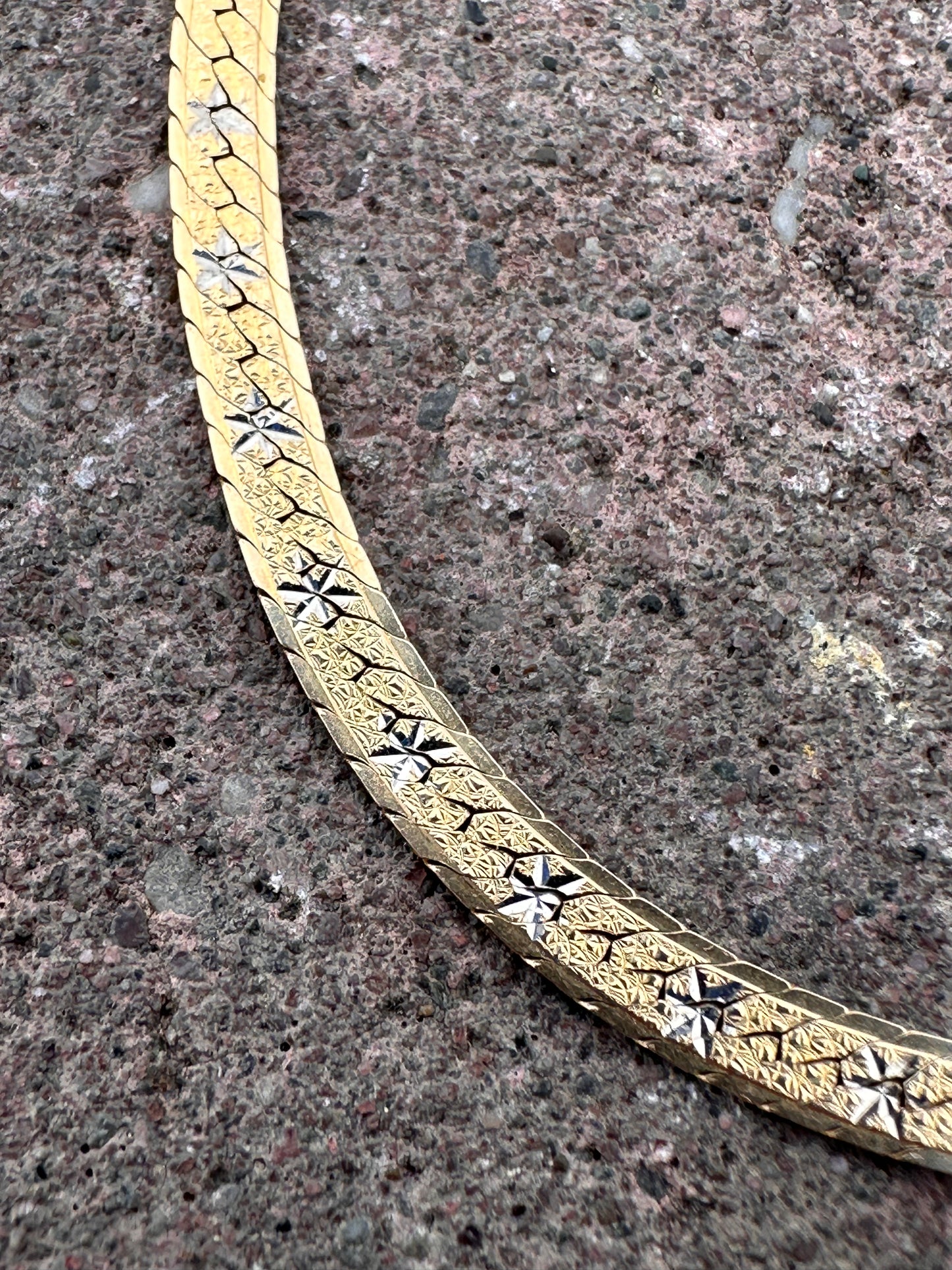 Herringbone star bracelet