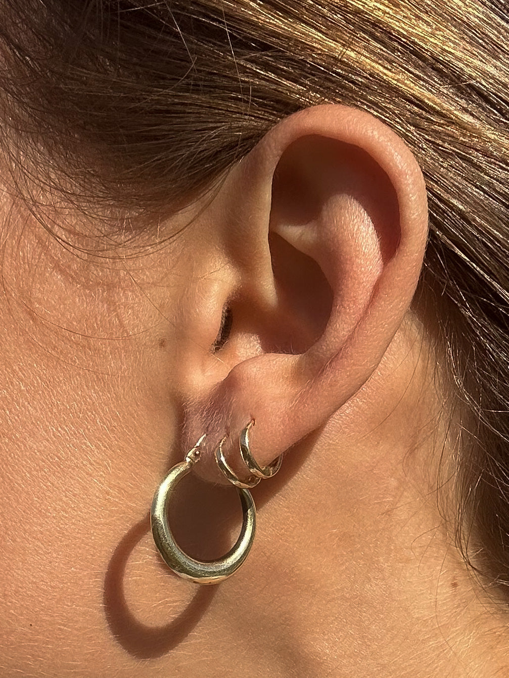 VINTAGE 14CT ESSENTIAL CHUB EARRINGS