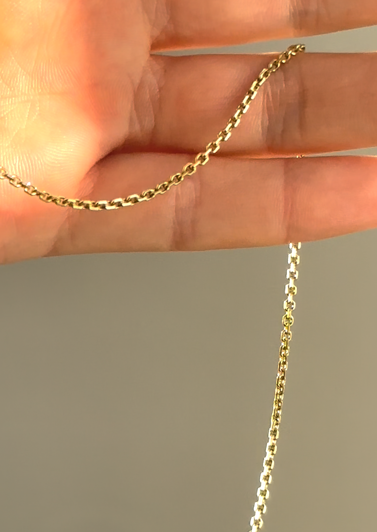 VINTAGE 14CT BIKER LINK NECKLACE