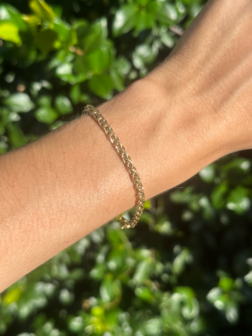 VINTAGE 18CT GOLD ITALIAN FOXTAIL BRACELET