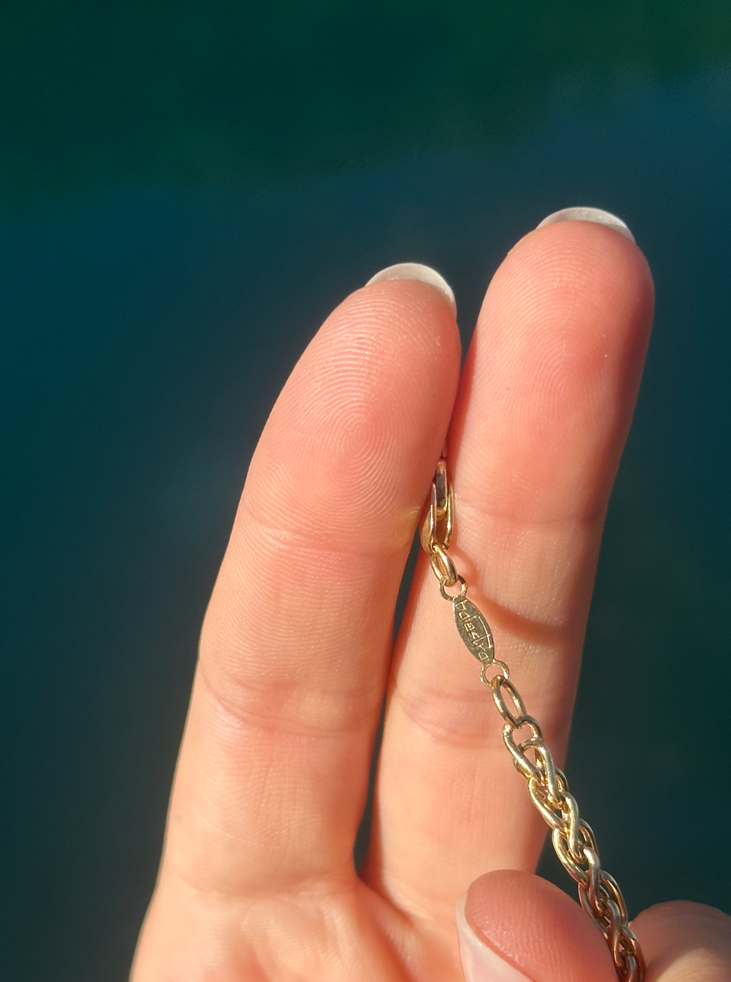 VINTAGE 18CT GOLD ITALIAN FOXTAIL BRACELET