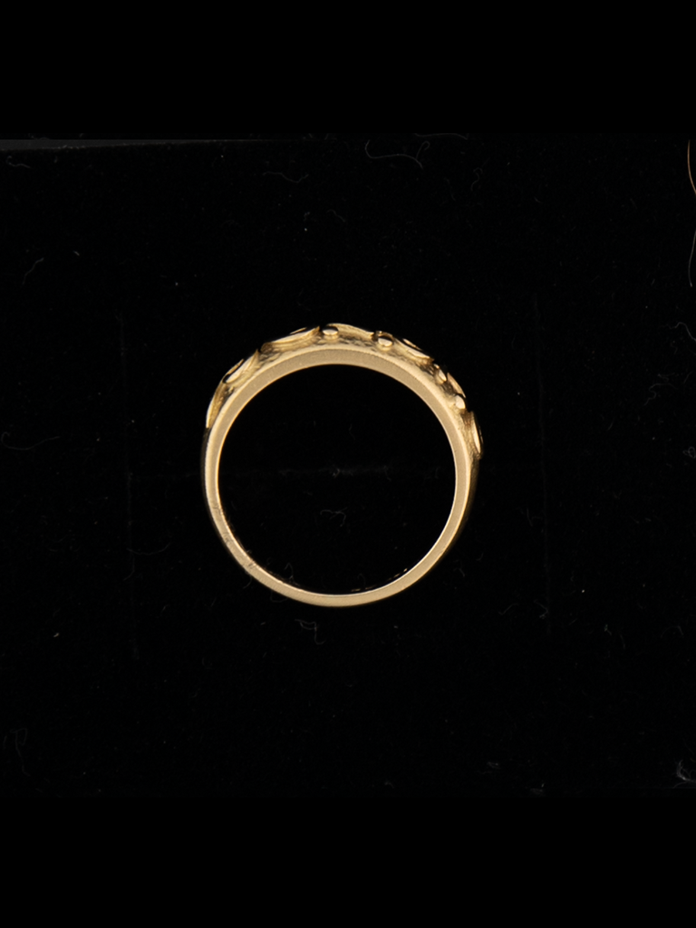 VINTAGE 18CT SWIRL RING