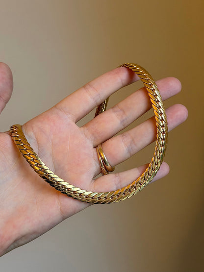 ESTATE ITALIAN HEAVY CURB NECKLACE