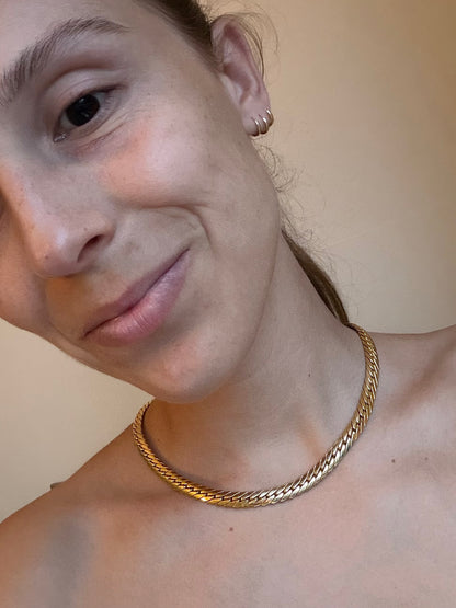 ESTATE ITALIAN HEAVY CURB NECKLACE