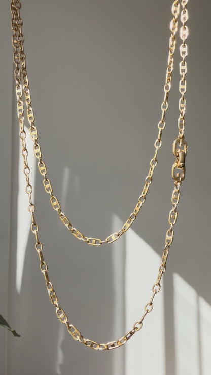 RARE VINTAGE 14CT GROSSE GUARD CHAIN